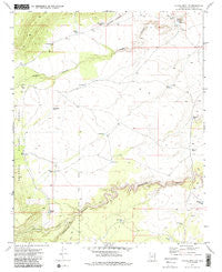 Chavez Mtn NW Arizona Historical topographic map, 1:24000 scale, 7.5 X 7.5 Minute, Year 1970