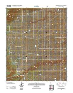 Chavez Mountain NW Arizona Historical topographic map, 1:24000 scale, 7.5 X 7.5 Minute, Year 2011