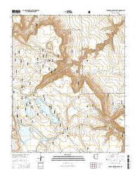 Chavez Mountain West Arizona Current topographic map, 1:24000 scale, 7.5 X 7.5 Minute, Year 2014