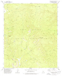 Chediski Peak Arizona Historical topographic map, 1:24000 scale, 7.5 X 7.5 Minute, Year 1977