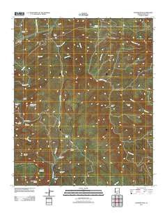 Chediski Peak Arizona Historical topographic map, 1:24000 scale, 7.5 X 7.5 Minute, Year 2011