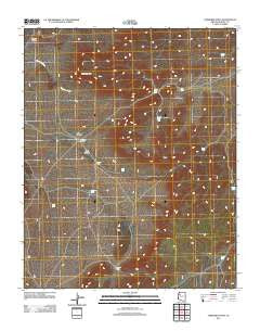 Cherokee Point Arizona Historical topographic map, 1:24000 scale, 7.5 X 7.5 Minute, Year 2011