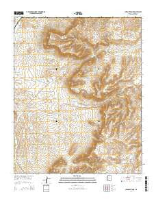 Cherokee Point Arizona Current topographic map, 1:24000 scale, 7.5 X 7.5 Minute, Year 2014