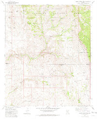 Cherry Spring Peak Arizona Historical topographic map, 1:24000 scale, 7.5 X 7.5 Minute, Year 1981