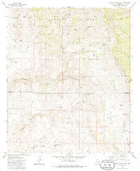 Cherry Spring Peak Arizona Historical topographic map, 1:24000 scale, 7.5 X 7.5 Minute, Year 1981