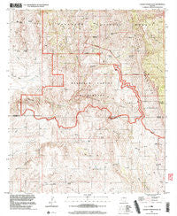 Cherry Spring Peak Arizona Historical topographic map, 1:24000 scale, 7.5 X 7.5 Minute, Year 1996