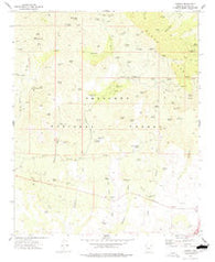 Cherry Arizona Historical topographic map, 1:24000 scale, 7.5 X 7.5 Minute, Year 1973