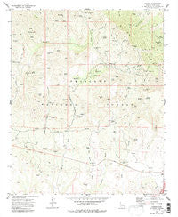 Cherry Arizona Historical topographic map, 1:24000 scale, 7.5 X 7.5 Minute, Year 1973
