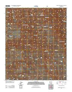 Cherry Spring Peak Arizona Historical topographic map, 1:24000 scale, 7.5 X 7.5 Minute, Year 2011