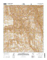 Cherry Spring Peak Arizona Current topographic map, 1:24000 scale, 7.5 X 7.5 Minute, Year 2014