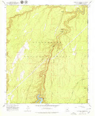 Chevelon Crossing Arizona Historical topographic map, 1:24000 scale, 7.5 X 7.5 Minute, Year 1965