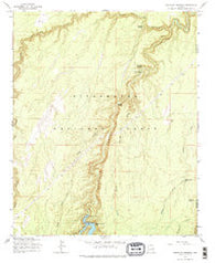 Chevelon Crossing Arizona Historical topographic map, 1:24000 scale, 7.5 X 7.5 Minute, Year 1965