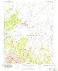 Chilchinbito Arizona Historical topographic map, 1:24000 scale, 7.5 X 7.5 Minute, Year 1968