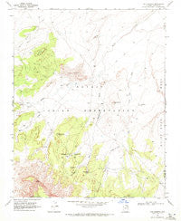 Chilchinbito Arizona Historical topographic map, 1:24000 scale, 7.5 X 7.5 Minute, Year 1968