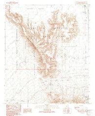Childs Mountain Arizona Historical topographic map, 1:24000 scale, 7.5 X 7.5 Minute, Year 1990