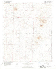 Chimney Butte Arizona Historical topographic map, 1:24000 scale, 7.5 X 7.5 Minute, Year 1967
