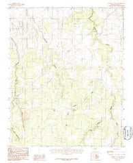 Chimney Canyon Arizona Historical topographic map, 1:24000 scale, 7.5 X 7.5 Minute, Year 1986