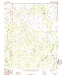 Chimney Canyon Arizona Historical topographic map, 1:24000 scale, 7.5 X 7.5 Minute, Year 1986