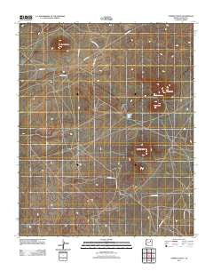 Chimney Butte Arizona Historical topographic map, 1:24000 scale, 7.5 X 7.5 Minute, Year 2011