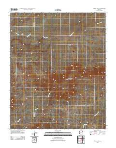 Chinde Mesa Arizona Historical topographic map, 1:24000 scale, 7.5 X 7.5 Minute, Year 2011