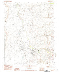 Chinle Arizona Historical topographic map, 1:24000 scale, 7.5 X 7.5 Minute, Year 1982