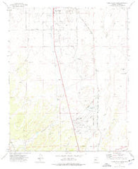 Chino Valley South Arizona Historical topographic map, 1:24000 scale, 7.5 X 7.5 Minute, Year 1973