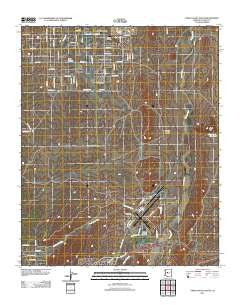 Chino Valley South Arizona Historical topographic map, 1:24000 scale, 7.5 X 7.5 Minute, Year 2011