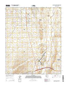 Chino Valley South Arizona Current topographic map, 1:24000 scale, 7.5 X 7.5 Minute, Year 2014
