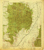 Chiricahua Arizona Historical topographic map, 1:125000 scale, 30 X 30 Minute, Year 1919