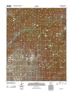Chloride Arizona Historical topographic map, 1:24000 scale, 7.5 X 7.5 Minute, Year 2011