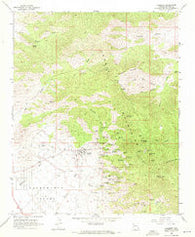 Chloride Arizona Historical topographic map, 1:24000 scale, 7.5 X 7.5 Minute, Year 1968