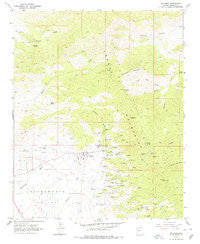 Chloride Arizona Historical topographic map, 1:24000 scale, 7.5 X 7.5 Minute, Year 1968
