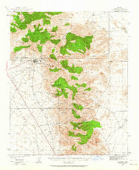 Chloride Arizona Historical topographic map, 1:62500 scale, 15 X 15 Minute, Year 1939