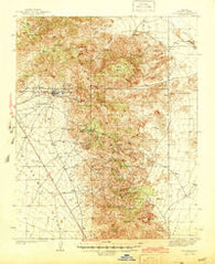 Chloride Arizona Historical topographic map, 1:62500 scale, 15 X 15 Minute, Year 1944