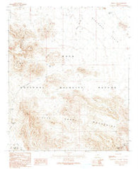 Cholla Tank Arizona Historical topographic map, 1:24000 scale, 7.5 X 7.5 Minute, Year 1990