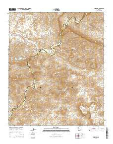Christmas Arizona Current topographic map, 1:24000 scale, 7.5 X 7.5 Minute, Year 2014