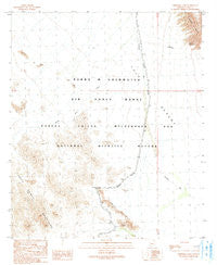 Christmas Pass Arizona Historical topographic map, 1:24000 scale, 7.5 X 7.5 Minute, Year 1990