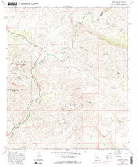 Christmas Arizona Historical topographic map, 1:24000 scale, 7.5 X 7.5 Minute, Year 1968