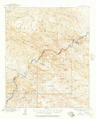 Christmas Arizona Historical topographic map, 1:62500 scale, 15 X 15 Minute, Year 1915