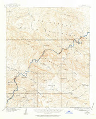 Christmas Arizona Historical topographic map, 1:62500 scale, 15 X 15 Minute, Year 1915