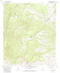 Chrome Butte Arizona Historical topographic map, 1:24000 scale, 7.5 X 7.5 Minute, Year 1966