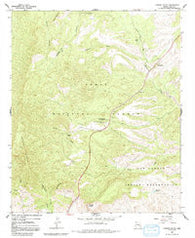 Chrome Butte Arizona Historical topographic map, 1:24000 scale, 7.5 X 7.5 Minute, Year 1966