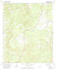 Chrysotile Arizona Historical topographic map, 1:24000 scale, 7.5 X 7.5 Minute, Year 1966