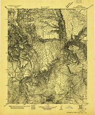 Chrysotile Arizona Historical topographic map, 1:125000 scale, 30 X 30 Minute, Year 1922