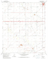 Chuichu Arizona Historical topographic map, 1:24000 scale, 7.5 X 7.5 Minute, Year 1965