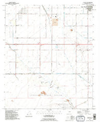 Chuichu Arizona Historical topographic map, 1:24000 scale, 7.5 X 7.5 Minute, Year 1992
