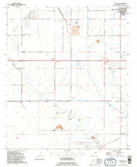 Chuichu Arizona Historical topographic map, 1:24000 scale, 7.5 X 7.5 Minute, Year 1992