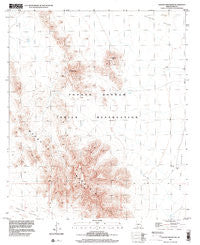 Chupan Mountain Arizona Historical topographic map, 1:24000 scale, 7.5 X 7.5 Minute, Year 1996