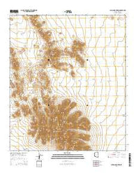 Chupan Mountain Arizona Current topographic map, 1:24000 scale, 7.5 X 7.5 Minute, Year 2014