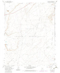 Church Rock Arizona Historical topographic map, 1:24000 scale, 7.5 X 7.5 Minute, Year 1968